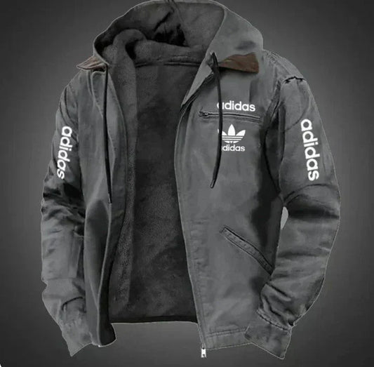 Adi Dassler® Herrenjacke mit Kapuze